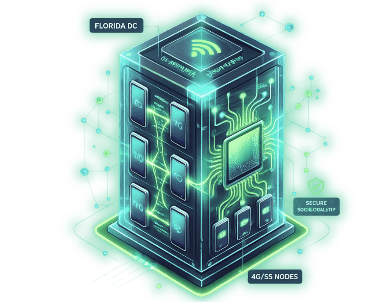 Physical 5G Server Infrastructure in Florida for ITtechProxy USA Mobile Proxies